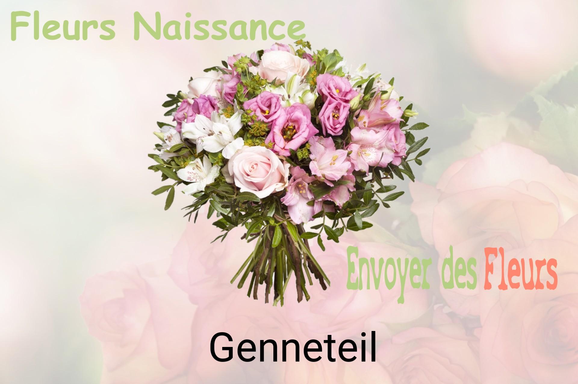 Bouquet de fleurs de naissance livré à Genneteil