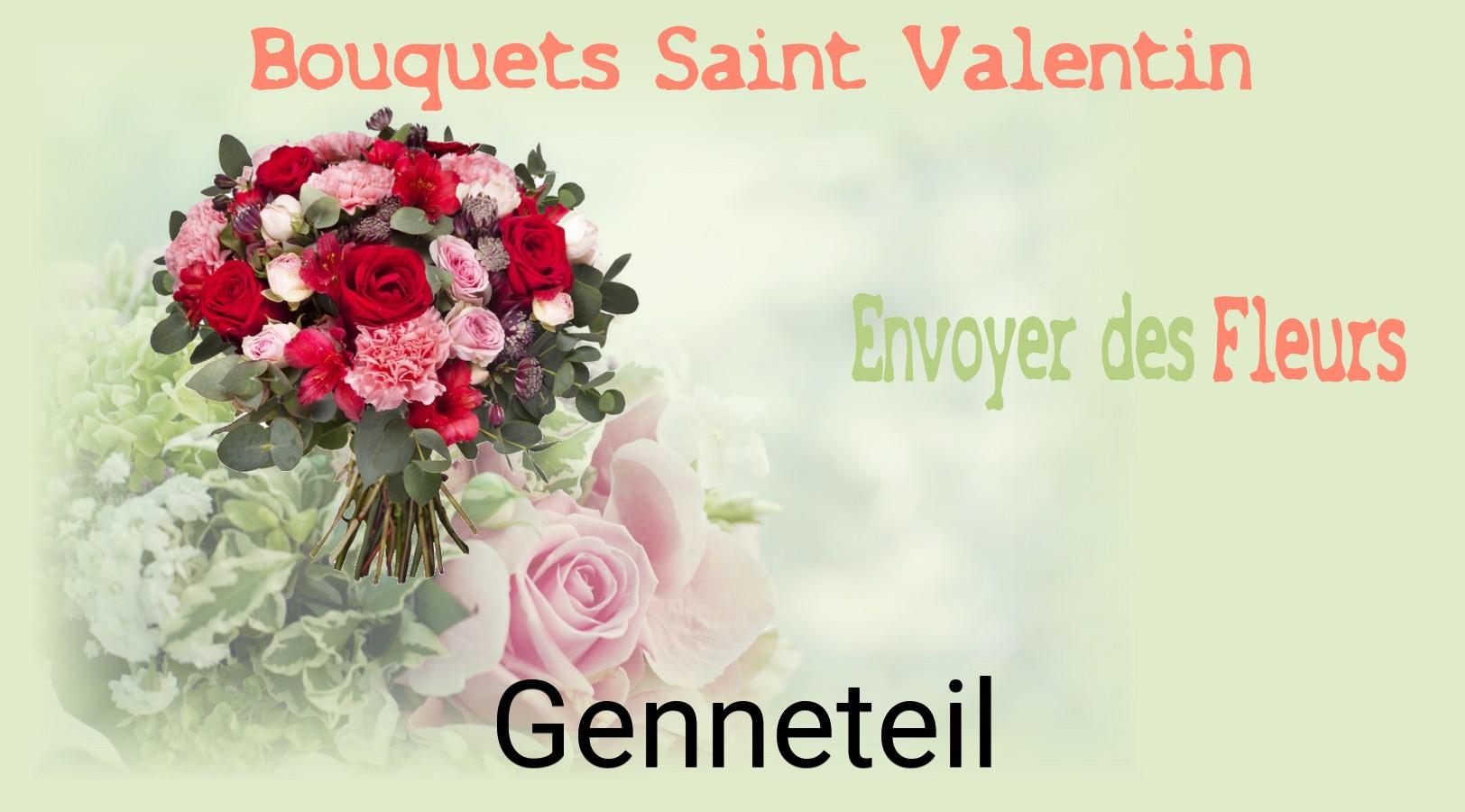 Roses de Saint-Valentin livrées à Genneteil